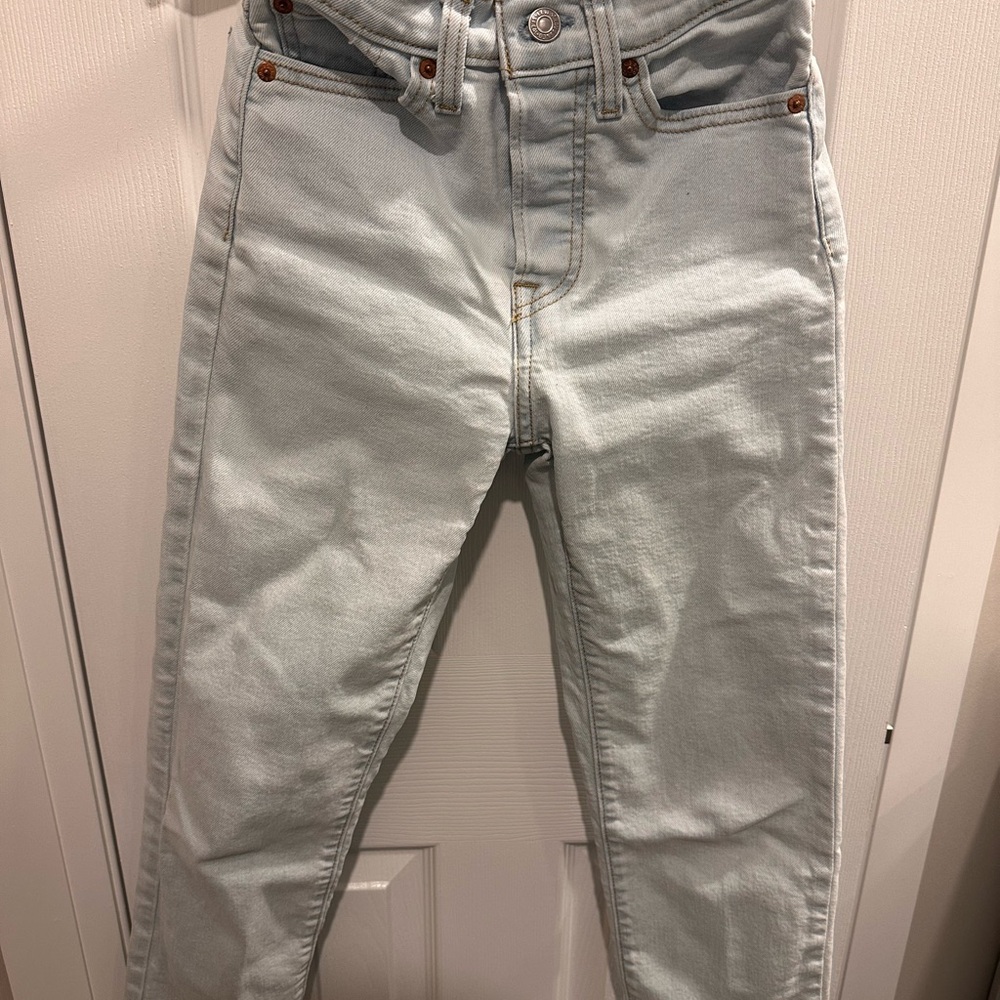 Levi's Wedgie Straight Light Blue Jeans
